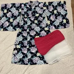 petit main 花柄 子供用浴衣