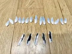 【インコの羽根(お尻の羽根)】セキセイインコ　鳥　ハンドメイド