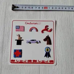Couturier アメリカンデザイン ワッペンセット