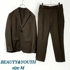 BEAUTY&YOUTH　ライトオックスフォード　セットアップ　ブラウンM