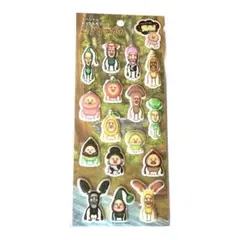新品】こびとづかん・図鑑シール スペシャルもっちもちシール　光るシール