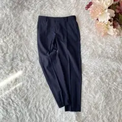 ⚫︎タックテーパードパンツ（38）シンプル　オフィスカジュアル