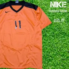 NIKE ナイキ　半袖 サッカーシャツ ゲームシャツ　Ｍ オレンジ