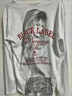 Bernings Sho ブラックレーベル 長袖Tシャツ L