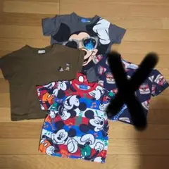 ミッキー☆半袖Tシャツ、3点セット