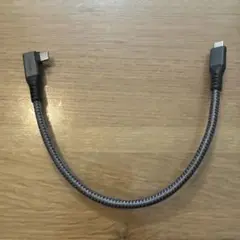 XAOSUN USB4ケーブル Thunderbolt 4 対応 0.3M L字