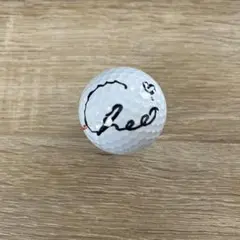 女子プロゴルフ　JLPGA 小暮千広　直筆サインゴルフボール