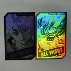 【新品】　僕のヒーローアカデミア　ホロカード　オールマイト　オールフォーワン