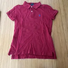 Ralph Lauren 赤 スキニーフィット ポロシャツ M