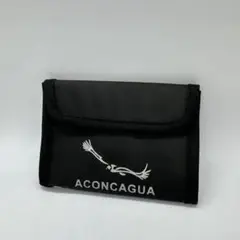 アウトドア ACONCAGUA ブラック 二つ折り財布