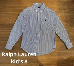 美品！ラルフローレン　ストライプシャツ　サイズ8