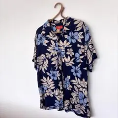 GLANEESWORK アロハシャツ ブルー