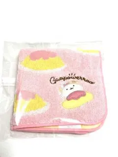 新品　がおぱわるぅ　オムライス　プチタオル　ハンカチ　サンリオ　キティ