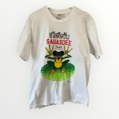 90’s アニマルグラフィックTee フロッグ アラビック