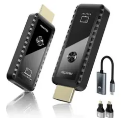 【新品未使用】ワイヤレスHDMI 無線 送受信セット 4台増設可能 拡張モード