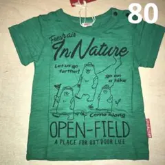 ニードルワークス　両面プリント　Tシャツ　80