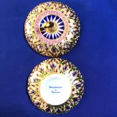 THAILAND(タイ国)製 陶器小物入れ(hand painted手塗り)