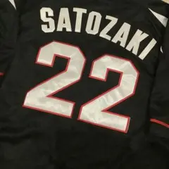 千葉ロッテマリーンズ　里崎智也　ユニフォーム　フリーサイズ　未使用 千葉ロッテマリーンズ (チバロッテマリーンズ) 応援グッズ