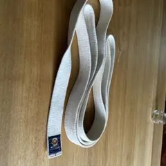 極真会空手帯 オフホワイトサイズ5