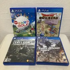 PS4ゲーム4本セット 動作確認済み