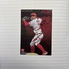 菊池　赤サイン！