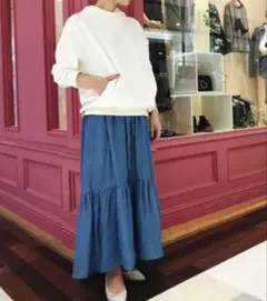 de bon coer ティアードデニムスカート