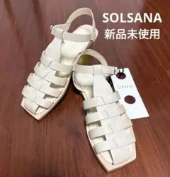 Utao ホワイトサンダル 本革グルカサンダル　SOL SANAソルサナ新品