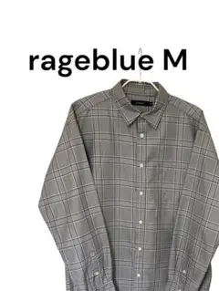 rageblue レイジブルー　チェック柄 長袖シャツ M