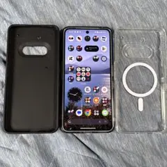 nothing phone 3aブラック/クリア ケース付き