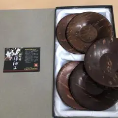 藤木伝四郎商店 桜皮細工 茶托 5枚セット