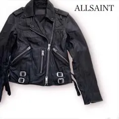 ALLSAINTS レザーライダースジャケット オールセインツ 革 黒