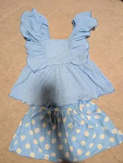 LOWRYSFARM　セパレート水着　フリルセットアップ　120−130センチ