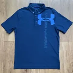 UNDER ARMOUR ネイビー ポロシャツ M アンダーアーマー