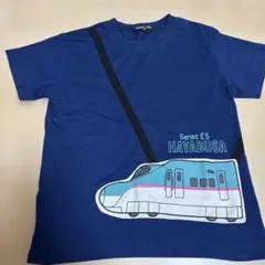 電車デザイン 新幹線 E5系 はやぶさ 半袖Tシャツ 120㎝ ハングリーハート