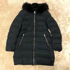 DEUXIEME CLASSE リバーシブルダウンコート ファー ブラック