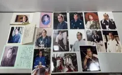 激レア！！ 俳優 松平健 写真・誕生日カード など 16枚まとめ売り