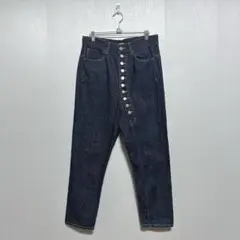 《ZUCCA》 (M) Lee×ZUCCa ボタンフライ・ストレートデニムパンツ