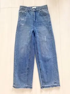 美品　リヴドロワ　ストレートデニム 36
