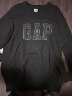 GAP ブラック ロゴ セーター