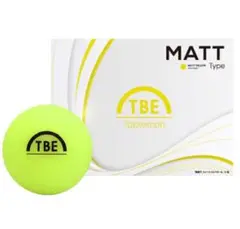 ［新品］TBE TOBIEMON マットイエロー ゴルフボール 1ダース 12個
