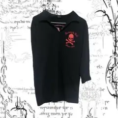 Tシャツ ドクロ Y2K パンク 平成 ギャル お兄系 クロム