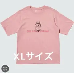 ユニクロ　ポップマート　ザ・モンスターズ　ラブブ　Tシャツ　XL ピンク