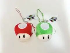 USJ ユニバ キーホルダー スーパーマリオ　キノコ　ストラップ