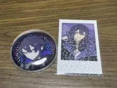 長尾景　缶バッジ チェキ風カード