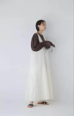 新品タグ付きhuman woman 菊池亜希子 lee コラボジャンパースカート