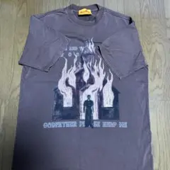 ブラウン 半袖 Tシャツ フロントプリント