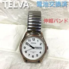 【稼働品／電池交換済／動作良好】TELVA クォーツ　15時間内発送　お盆営業中