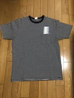 フリーホイーラーズ　ナローストライプ　ポケットTシャツ　サイズM