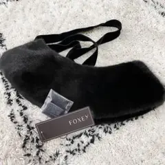 極美品 FOXEY 最高級ミンクファー リボン付き マフラー ティペット