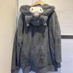 Sanrio クロミフードパーカー グレー